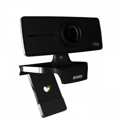 PCYES webcam RAZA HD 720p USB 2.0 preto