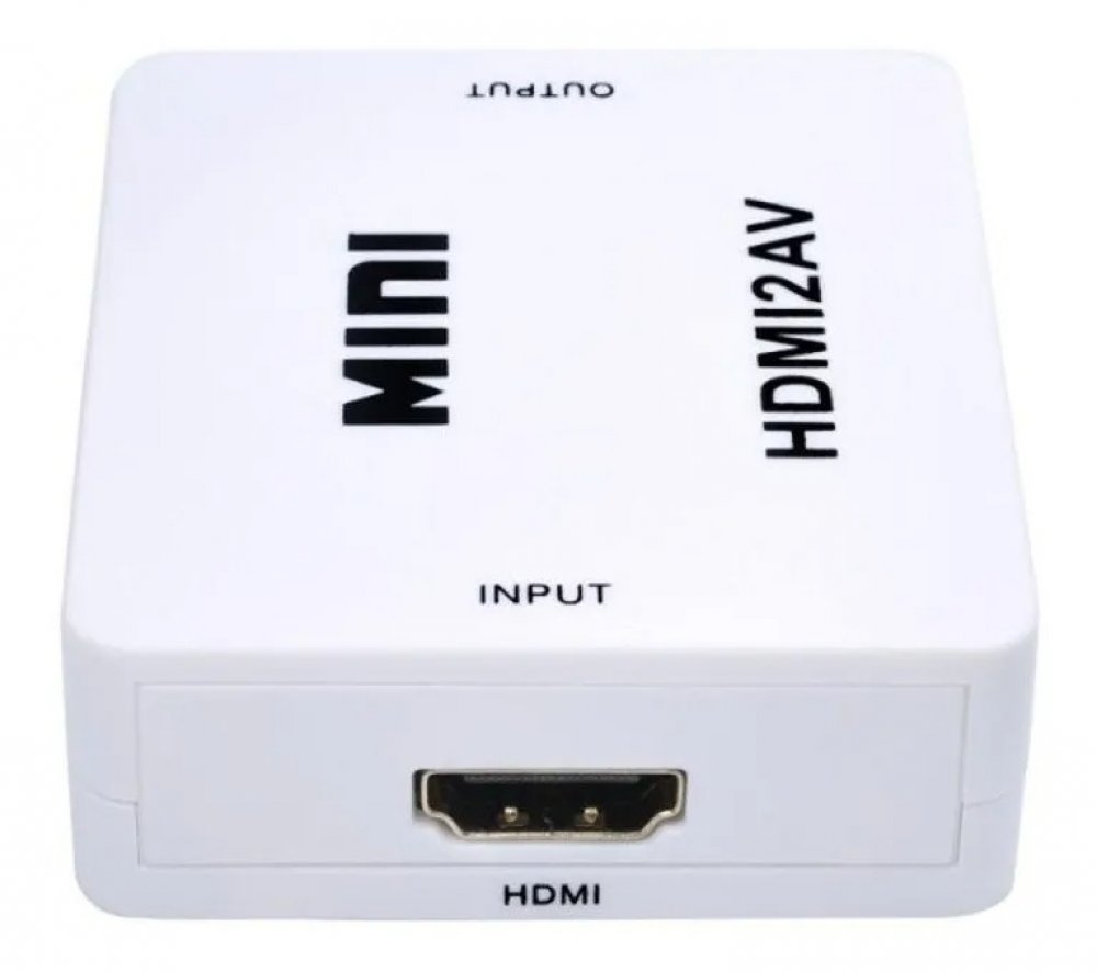 HDMI2AV Mini adaptador OEM conversor HDMI para RCA AV FHD