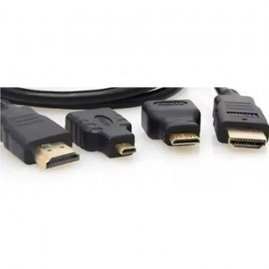 HDMI-3X1 Cabo Hdmi 3 Em 1 Hdmi Micro 1.5m