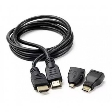 HDMI-3X1 Cabo Hdmi 3 Em 1 Hdmi Micro 1.5m
