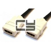 Adaptador HDMI Feme para HDMI Femea Cabo com 10cm, HDMI Female to Female Short cable