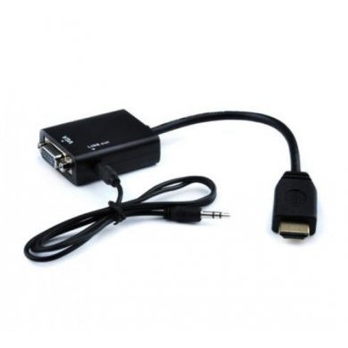HDMI-VGA Conversor HDMI Macho para VGA Femea OEM