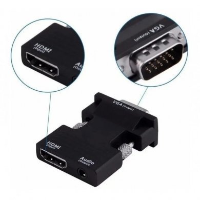 Adaptador HDMI Femea X VGA Macho