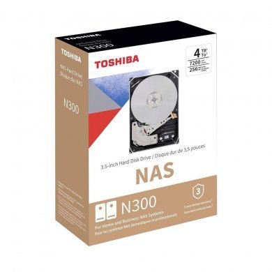 HDWG440XZSTA HD Toshiba 4TB SATA III N300 NAS  3.5 Pol