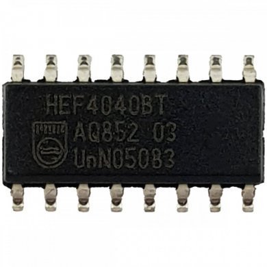 Ci contador binario HEF4040B SOIC-16 SMD (Kit 5x)