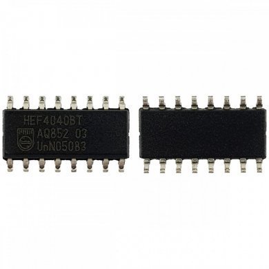 Ci contador binario HEF4040B SOIC-16 SMD (Kit 5x)