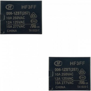 Rele eletromagnetico 6VCC 10A SPDT (Kit 2x und)