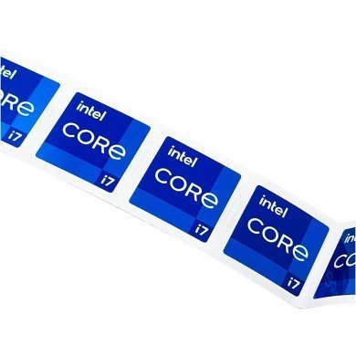 HG1D4004200 Selo adesivo original para Processador Intel Core i7 Azul