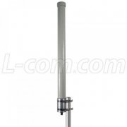 Antena Omnidirecional Hyperlink HG2409U- NM - 2.4GHz 8.5dBi 360º, Frequência 2360 - 2500MHz, Potência Máx.100W