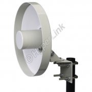 Antena Backfire Hyperlink 2.4GHz 14 dBi, 2.4GHz, Potência Máxima: 50 Watts, Impedância: 50 Ohms, Polarização V