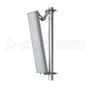 Antena Hyperlink Setorial 2,4 GHz 14dBi Homologada Pela Anatal, Polarização Horizontal, Conector N-Fêmea integ