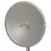 Antena Hyperlink 28dBi 5.8GHz Polarização Horizontal ou Vertical, Conector N-Fêmea, Impedância 50 Ohm