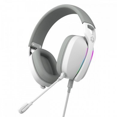 HGNW40WG Pcyes headset gamerNowy White Ghost RGB USB