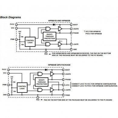 HIP6601BCB CI PMIC HIP6601BCB MOSFET SMD SOIC-8 (Kit 10x)