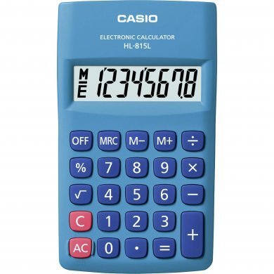 HL815L-AZ Casio Calculadora de bolso 8 dígitos