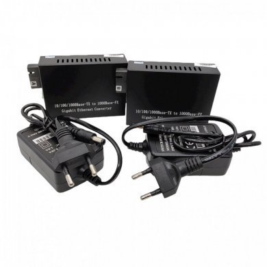 HL-2111S-20A/B Conversor de Midia WDM Gigabit A+B Monomodo 20Km