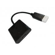 Adaptador Seccon DisplayPort para HDMI Displayport Macho para HDMI Femea