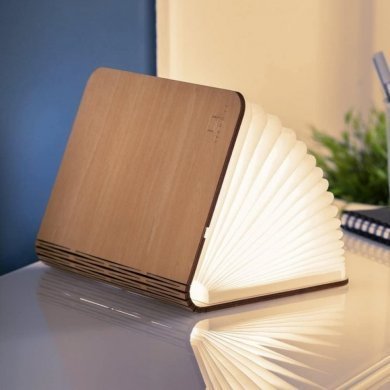 HM6007 Mini luminaria livro decorativo USB recarregável