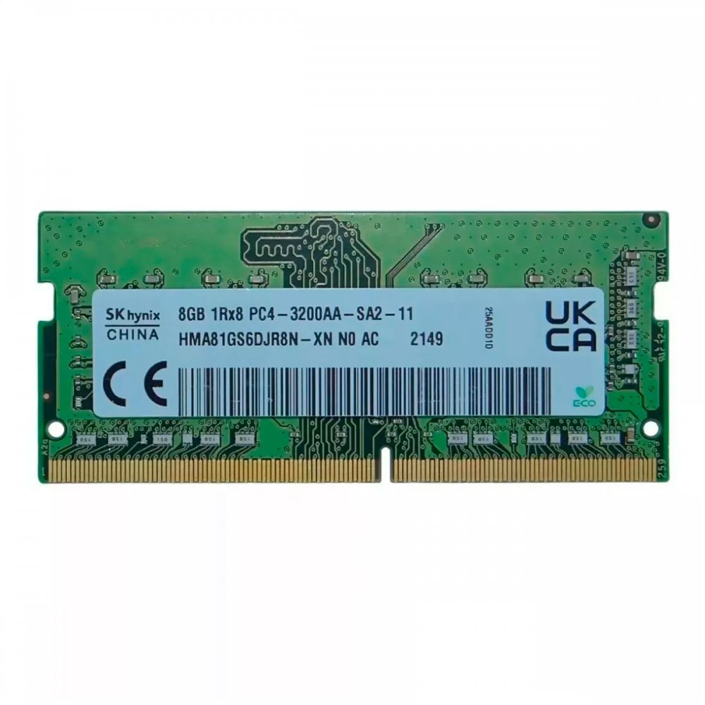 HMA81GS6DJR8N-XN Memoria DDR4 8GB 3200MHz SODIMM SK Hynix