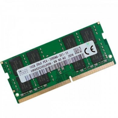 HMA82GS6DJR8N-XN Hynix memória 16GB DDR4 3200MHz SODIMM