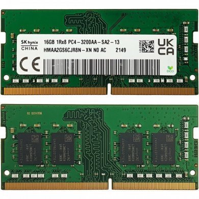 Hynix memória 16GB DDR4 3200MHz SODIMM 1.2V
