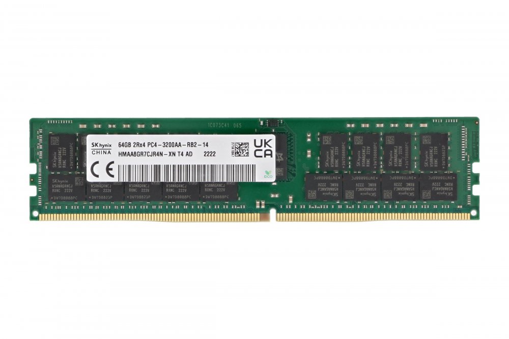 MHQさま HMAA8GR7AJR4N-XN Hynix Memória 64GB DDR4 3200Mhz ECC RDIMM