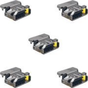 5x conectores HDMI 19 pinos reverso para placa mãe 