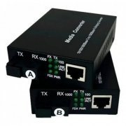 Conversor de Midia WDM Gigabit A+B Monomodo 3Km 10/10