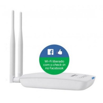 HOTSPOT300 Intelbras Roteador Check-in no Facebook