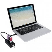 Orico HUB 3 Portas USB 3.0 + Porta Lan Gigabit RJ45 10/100/1000