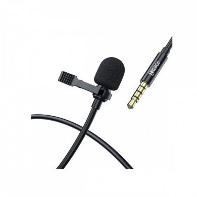 HREBOS Microfone de lapela P3 1,5m