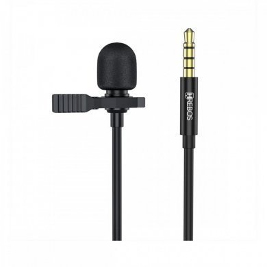 HS-030 HREBOS Microfone de lapela P3 1,5m