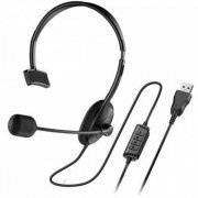 Genius headset HS100U mono single ear USB com mixer no cabo
