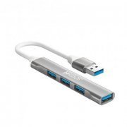 Hrebos Hub USB 4 portas USB 3.0 até 5Gbps de transferência de dados