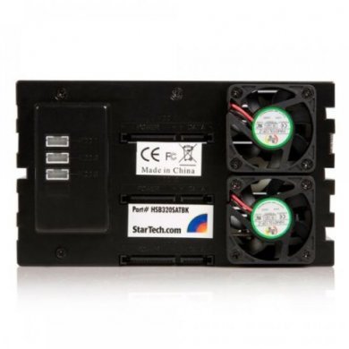HSB320SATBK Backplane StarTech 3 Baias 3.5 SATAII