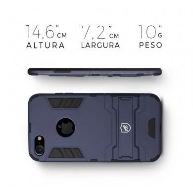 HSLAAEVR8 Gorila Shield Capa Armor para Iphone 7 e 8