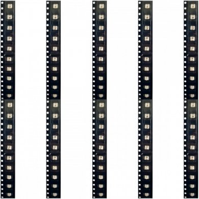 HSMC-A431-X90M1-KIT100 Led vermelho PLCC4 1.9V 20mA SMD (kit 100 unidades)