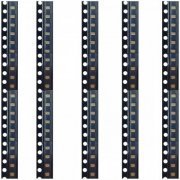 Led verde SMD 0805 2.2V 20mA (kit 100 unidades) tamanho: 2 x 0.8 x 1.25 mm / Verde