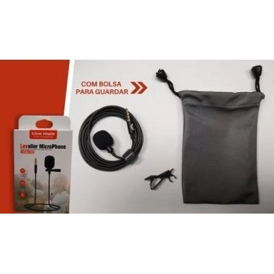 HSX-M01 Microfone de Lapela Profissional 3.5mm
