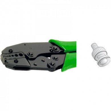 HT-336G Alicate Crimpador Coaxial com Catraca