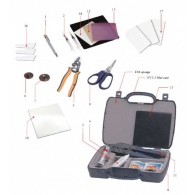 HT-F3033 Kit para Instalação de Fibra Óptica