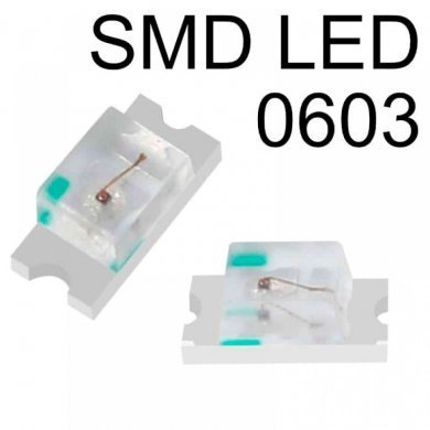 HT-S91NW5-KIT4000X LED BRANCO SMD 0603 3.3V 30MA (Rolo 4000 UND)