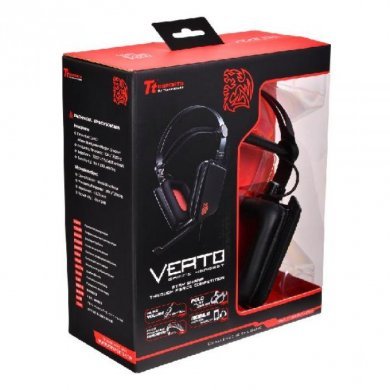 HT-VTO-ANECBK-12 Thermaltake HEADSET GAMER VERTO Preto