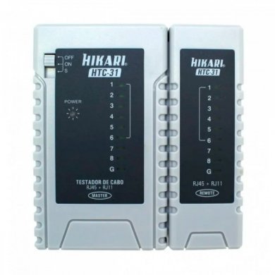 HTC-31 HIKARI Plus Hikari testador de cabos de rede RJ45 RJ11