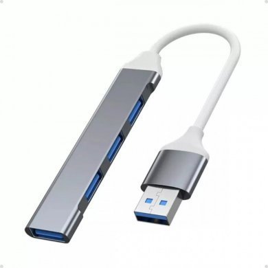 Lotus hub USB-A para 1x USB 3.0 e 3x USB 2.0