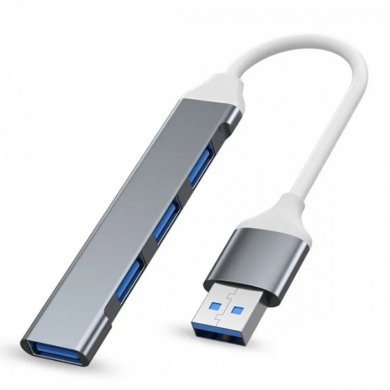 HUB4PORTAS-USBA Hub USB 4 portas USB 3.0 5Gbps de transferência