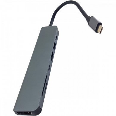 HUBC-7IN1 Docking station 7 em 1 HDMI 4K 2x USB 3.0 2x USB-C