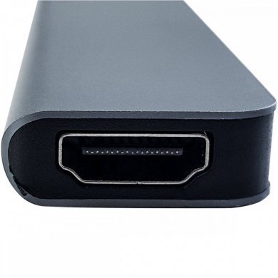 Docking station 7 em 1 HDMI 4K 2x USB 3.0 2x USB-C