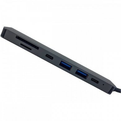 Docking station 7 em 1 HDMI 4K 2x USB 3.0 2x USB-C