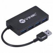 Vinik Hub USB 3.0 4 portas com cabo 10cm 